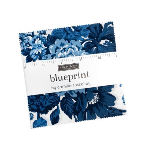 Blueprint 5" Squares Multi 42 Pieces - Nebraska Quilt Company - PC2501792
