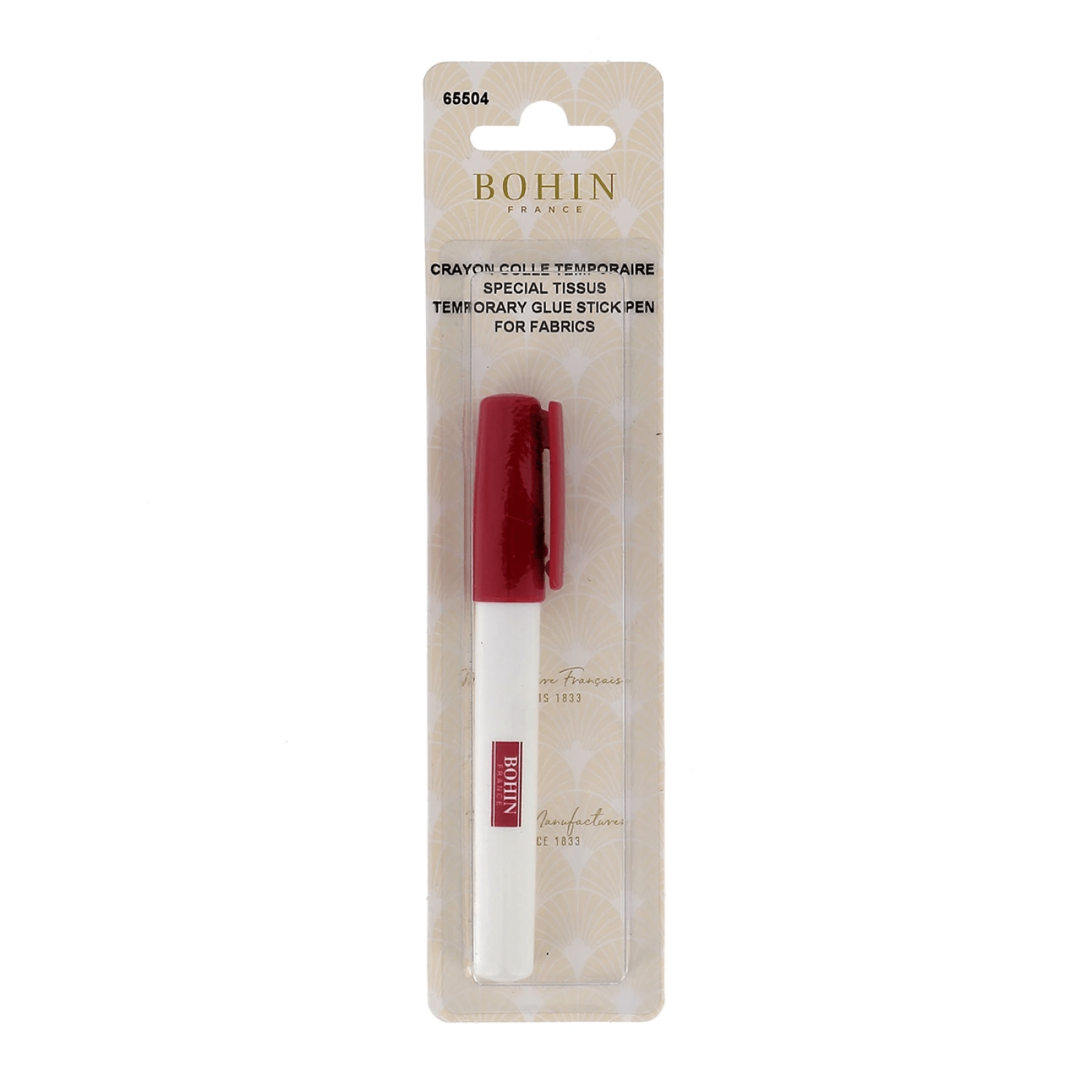 Bohin Temporary Glue Stick For Fabrics - Nebraska Quilt Company - N14914