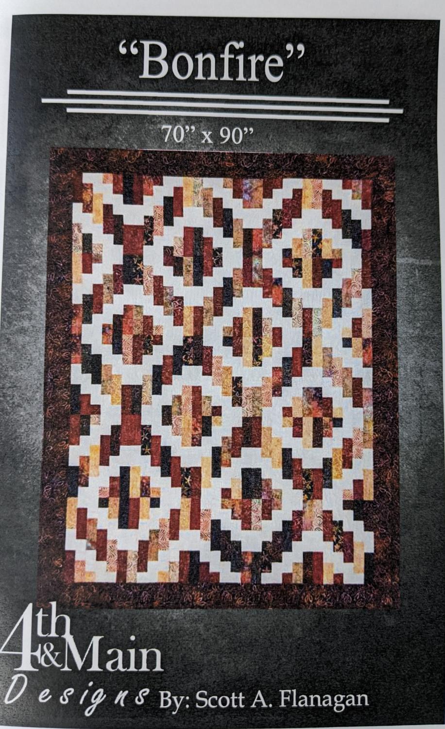 Bonfire Pattern 70" X 90" - Nebraska Quilt Company - PUB00115