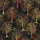 Bootiful Scarry Tree Black - 122366795 - Island Batik - Nebraska Quilt Company - F08993