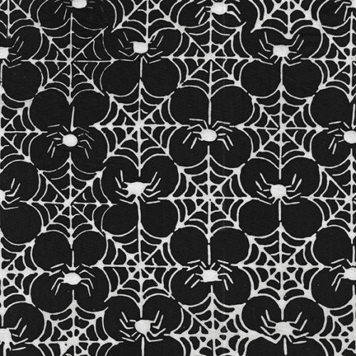 Bootiful Small Web Black - 122372795 - Island Batik - Nebraska Quilt Company - F08987