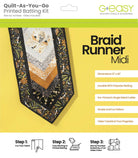 Braid Runner Midi - Quilt As You Go Batting Kit Pattern - Nebraska Quilt Company - PUB2502008