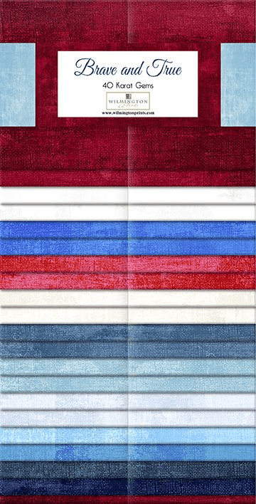 Brave and True 2.5" Strips Multi 40 Pieces - Nebraska Quilt Company - PC08189