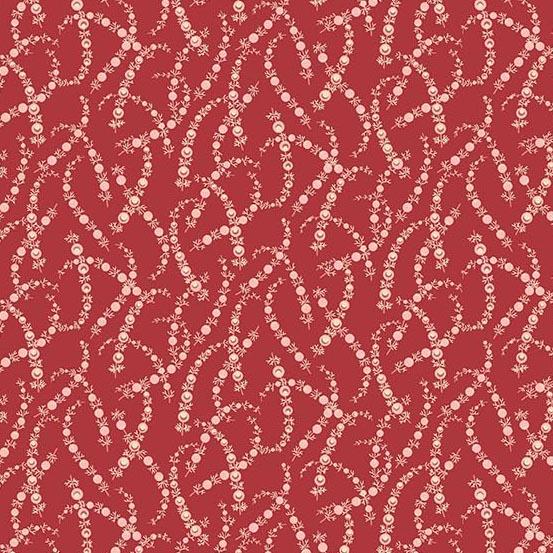 Braveheart Garland Mulled Wine - 1 Yard Left - Verified! - Nebraska Quilt Company - F80944