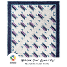 Break Out Quilt Kit featuring Heavy Metal Batiks - Nebraska Quilt Company - K2402058