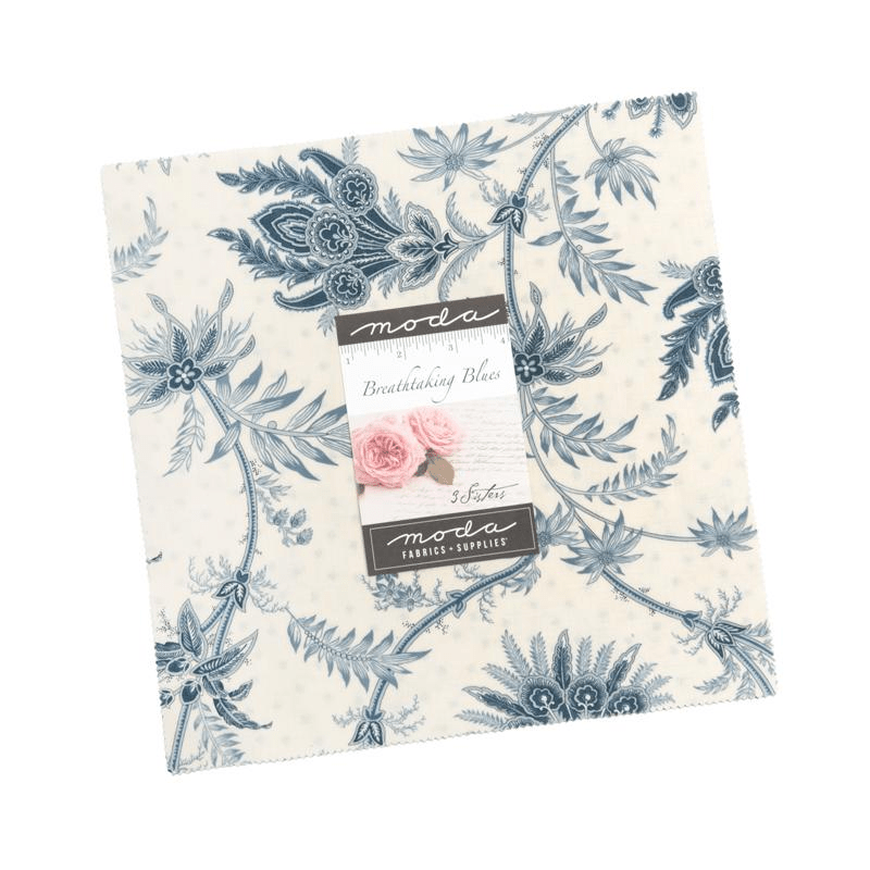 Breathtaking Blues 10" Squares Multi 42 Pieces - Nebraska Quilt Company - PC261844