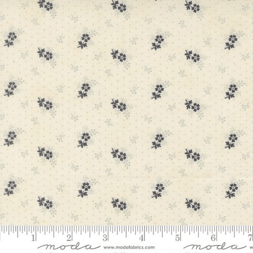 Breathtaking Blues Little Flower Porcelain - 44406 11 - Moda Fabrics - Nebraska Quilt Company - F261652
