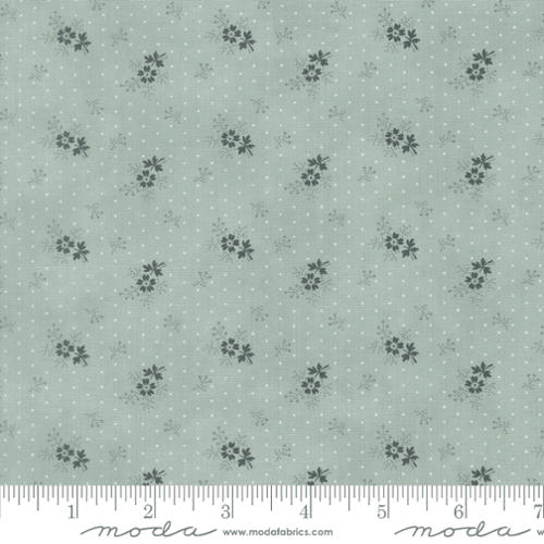 Breathtaking Blues Little Flower Sky - 44406 13 - Moda Fabrics - Nebraska Quilt Company - F261654