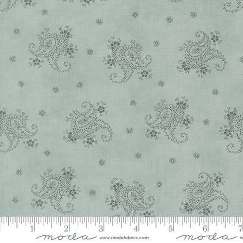 Breathtaking Blues Paisley Sky - 44405 13 - Moda Fabrics - Nebraska Quilt Company - F261651