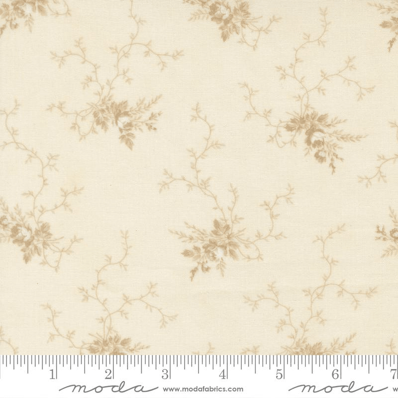 Breathtaking Blues Rose Garden Florals Porcelain - 44402 21 - Moda Fabrics - Nebraska Quilt Company - F261847