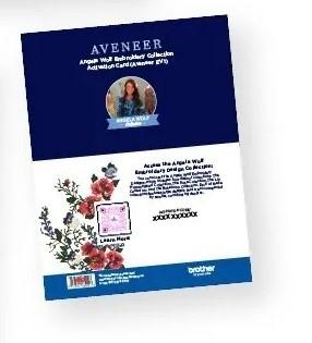 Brother Angela Wolf Designs Collection Card - Nebraska Quilt Company - Brother Angela Wolf Designs Collection Card