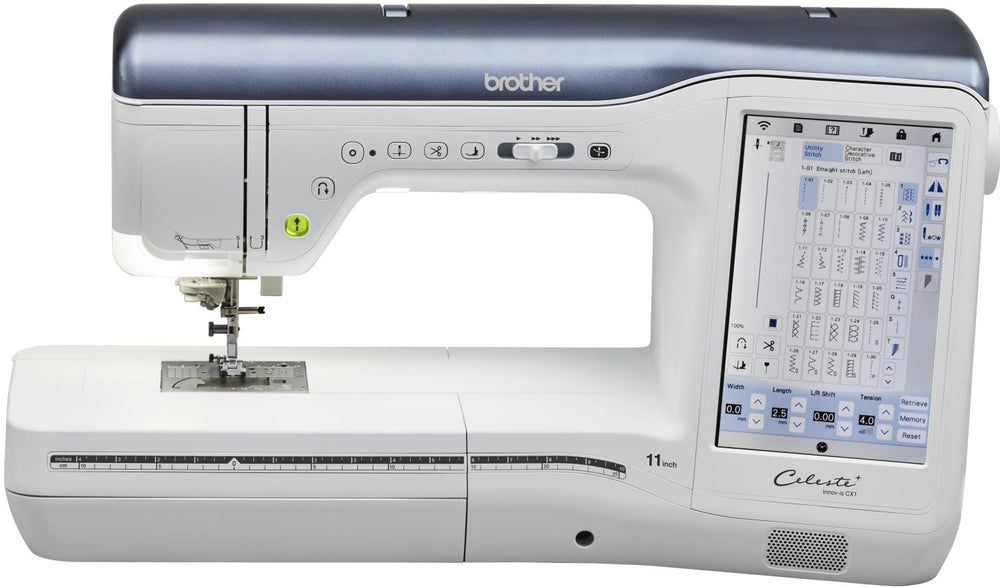 Brother Celeste CX1 Sewing Machine - Nebraska Quilt Company - MCX1