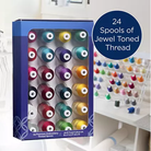 Brother Emroidery Thread 24 Spools - Nebraska Quilt Company - NOT00167