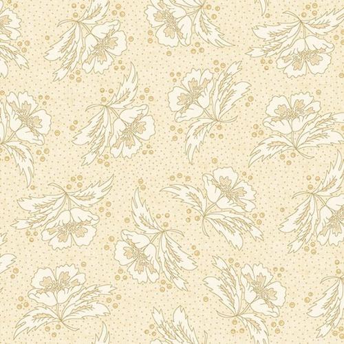 Butter Churn Basics Floral Cream - Nebraska Quilt Company - F78844
