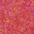 Butterfly Ballet Monarch Pink Raspberry - 112506145 - Island Batiks - Nebraska Quilt Company - F260393