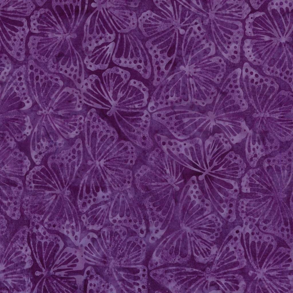 Butterfly Ballet Monarch Purple Jelly - 112506430 - Island Batiks - Nebraska Quilt Company - F260390
