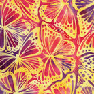 Butterfly Ballet Monarch Wings Multi Pink Purple Orange - 112503816 - Island Batik - Nebraska Quilt Company - F260432