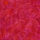 Butterfly Ballet Monarch Wings Pink Punch - 112503155 - Island Batiks - Nebraska Quilt Company - F260437