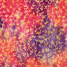 Butterfly Ballet Vine Coordinate Multi Pink Orange Sunset - 112509810 - Island Batiks - Nebraska Quilt Company - F260435
