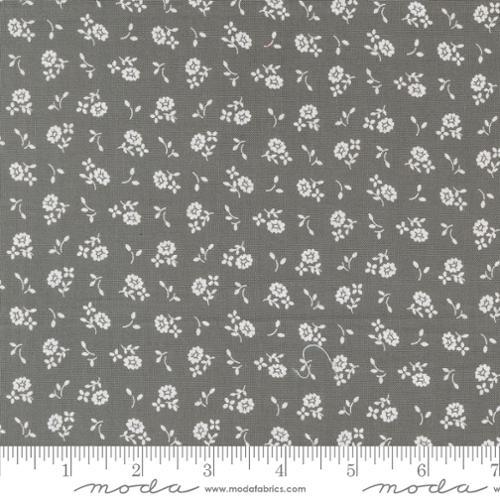 Cali & Co Cameo Ditsy Slate Grey - 29195 44 - Moda Fabrics - Nebraska Quilt Company - F2400394