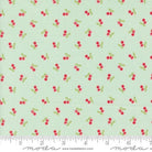 Cali & Co Cherries Novelty Cherry Breeze Aqua Green - 29194 20 - Moda Fabrics - Nebraska Quilt Company - F2400387