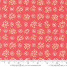 Cali & Co Ring Around Posie Small Floral Flamingo Pink - 29191 12 - Moda Fabrics - Nebraska Quilt Company - F2400364