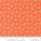 Cali & Co Vine and Bud Small Floral Melon Orange - 29192 34 - Moda Fabrics - Nebraska Quilt Company - F2400371