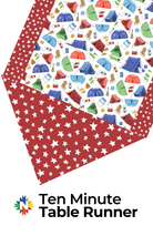 Camping Fun Ten Minute Table Runner Kit - Nebraska Quilt Company - K260025