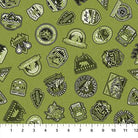 Camping Therapy Monochromatic Patches Green - 10627 - 71 - Patrick Lose Fabrics - Nebraska Quilt Company - F251560