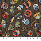 Camping Therapy Plethora of Patches Multi - 10625 - 35 - Patrick Lose Fabrics - Nebraska Quilt Company - F251559