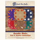 Candle Mats Fall and Winter for Machine Embroidery - Nebraska Quilt Company - PUB261234