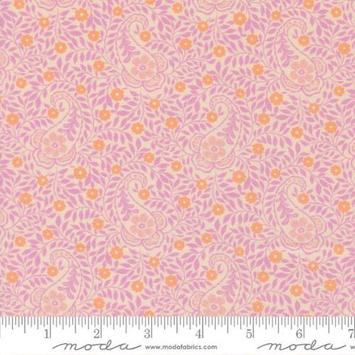 Cannon Beach Aberdeen Paisley Floral Sweet Pea - 11973 11 - Moda Fabrics - Nebraska Quilt Company - F260213