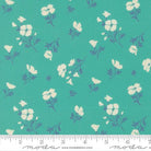 Cannon Beach Astoria Florals Turquoise - 11974 14 - Moda Fabrics - Nebraska Quilt Company - F260217