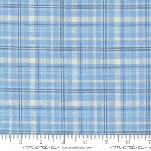 Cannon Beach Plaid Checks and Plaids Sky - 11976 19 - Moda Fabrics - Nebraska Quilt Company - F260225