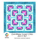 Caribbean Island Vibes Quilt Kit Featuring Various Fabrics - Nebraska Quilt Company - K250536