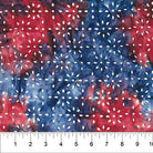 Celebrating 250 Years Small Burst Patriot Multi - 83552 - 46 - Banyan Batiks - Nebraska Quilt Company - F250492