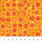 Celebration Circles Tangerine Orange - 83521 - 56 - Northcott Fabrics - Nebraska Quilt Company - F251617
