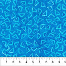Celebration Triangles Bright Blue - 83522 - 46 - Northcott Fabrics - Nebraska Quilt Company - F251622