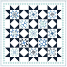 Celeste Sampler Quilt Pattern - Nebraska Quilt Company - PUB261285
