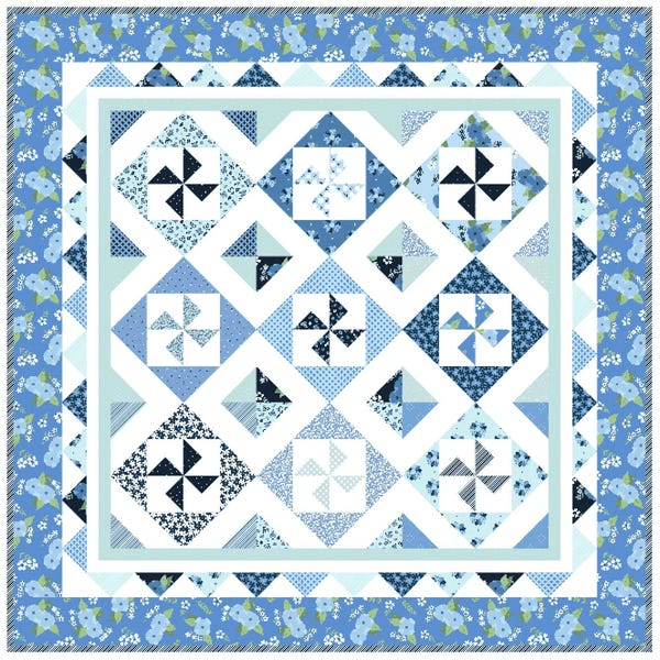 Cerulean Sea Quilt Pattern - Nebraska Quilt Company - PUB261283