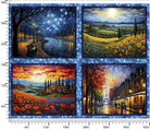 C'est Magnifique Panel Multi 36" x 23" - Nebraska Quilt Company - PAN2401020