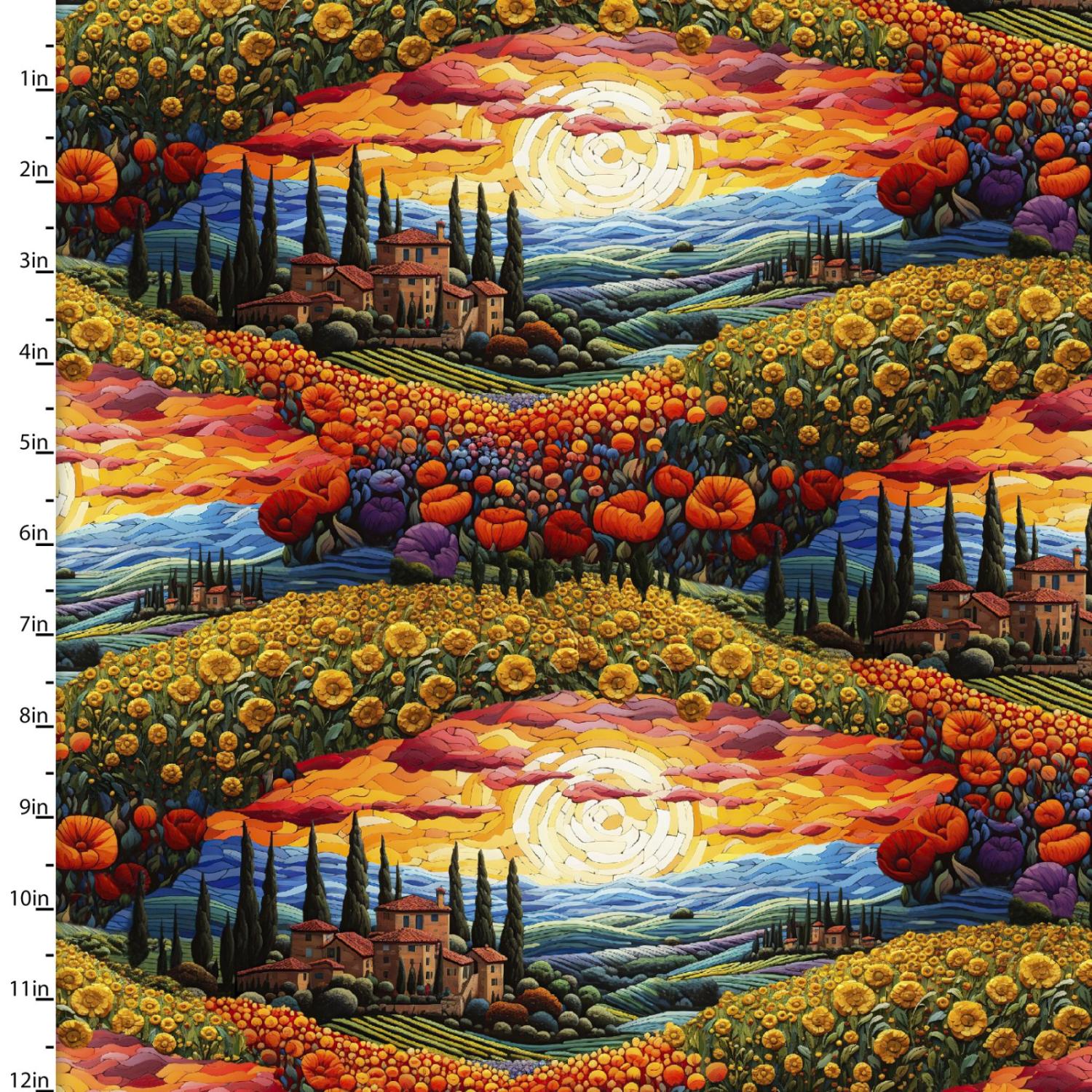 C'est Magnifique Tranquil Valley Multi - 22925 - MLT - 3 Wishes Fabrics - Nebraska Quilt Company - F2401019