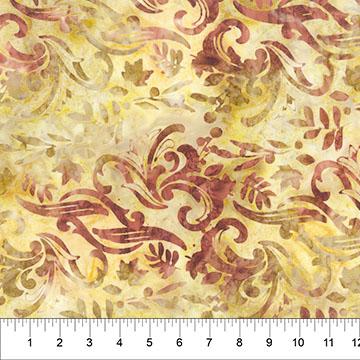 Changes in Seasons Swirls Orange on Cream - 83430 - 53 - Northcott Fabrics - Nebraska Quilt Company - F2402273
