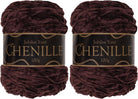 Chenille Yarn Worsted Weight 100g/cake - Molasses - Nebraska Quilt Company - N09476