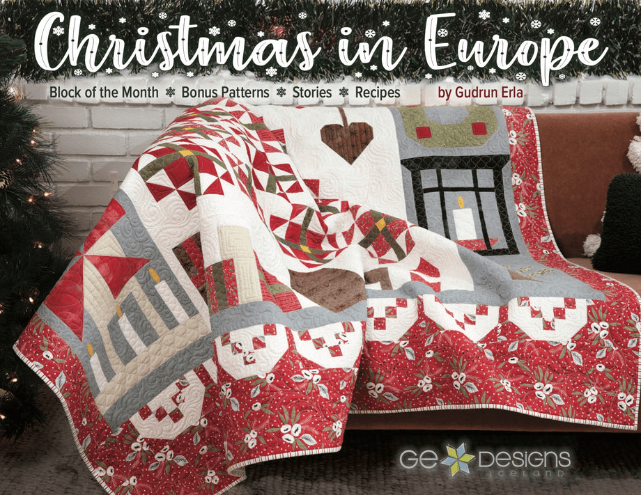 Christmas in Europe Book - Nebraska Quilt Company - PUB2501639