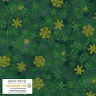 Christmas Stars Snowflake Green - 4592 - 007 - Blank Quilting - Nebraska Quilt Company - F2403062