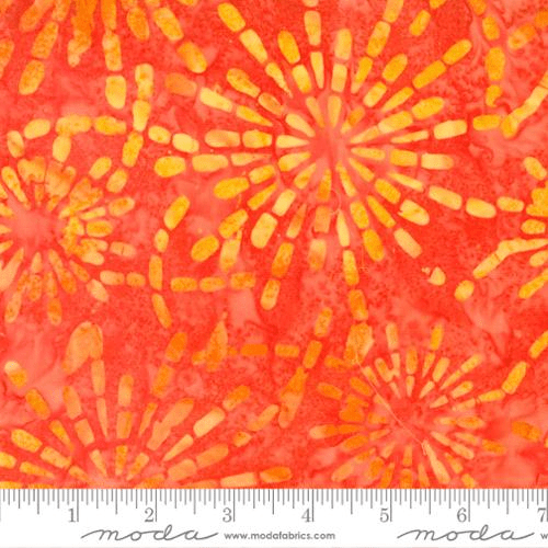 Chroma Batiks Orange - 4366 15 - Moda Fabrics - Nebraska Quilt Company - F09233