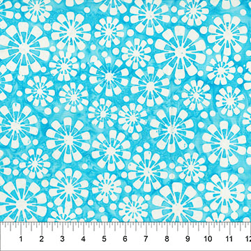 Chubby Blooms Bloom Boom Got the Blues - 82051-44 - Banyan Batiks - Nebraska Quilt Company - F261893