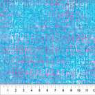 Chubby Blooms Bloom Row 2 Light Blue - 82053-43 - Banyan Batiks - Nebraska Quilt Company - F261935