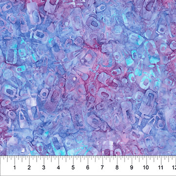 Chubby Blooms Tossed Lilac - 82052-81 - Banyan Batiks - Nebraska Quilt Company - F261934